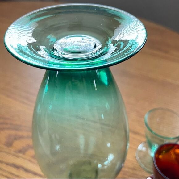 Château Orleans Multi Color Glass Cordial Decanter with Stopper Set - Picture 15 of 16